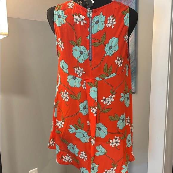 Anthropologie W5 Red Floral Tank Top - Picture 2 of 4